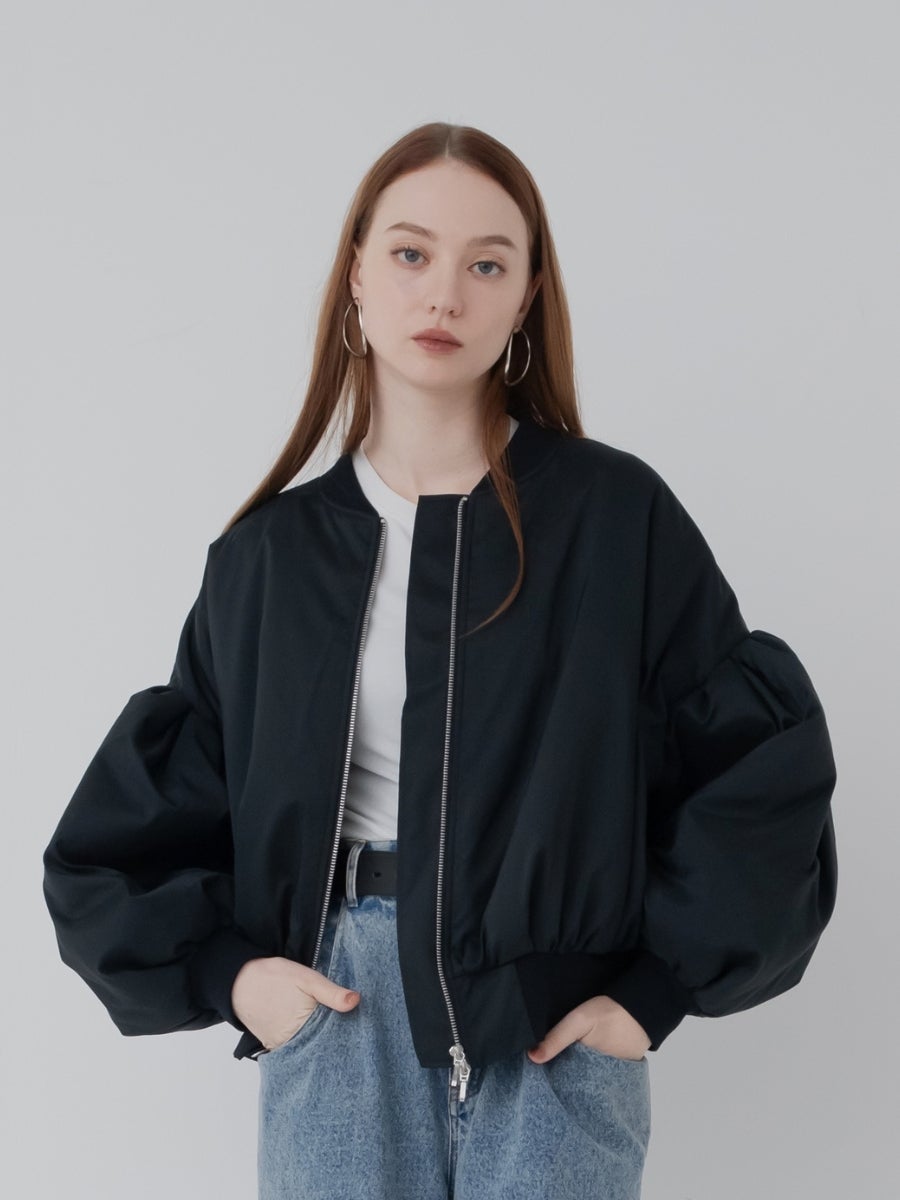 maison de dolce ショート丈 ジレ（ブラック） ALL ITEMS | maison de Dolce.