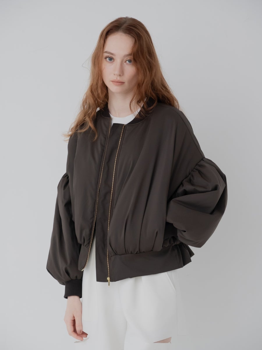パデットブルゾン brown