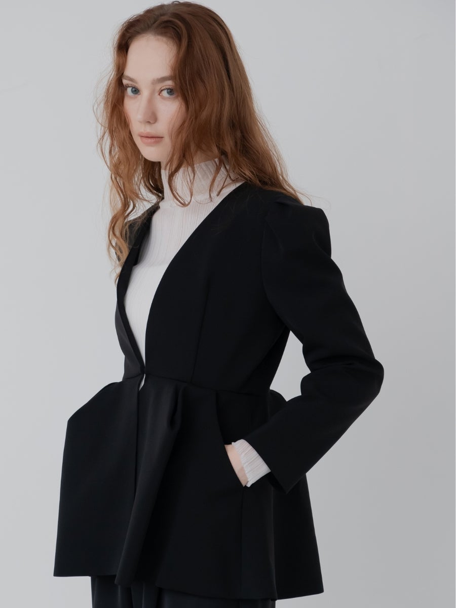 フルールジャケット black 着用イメージ