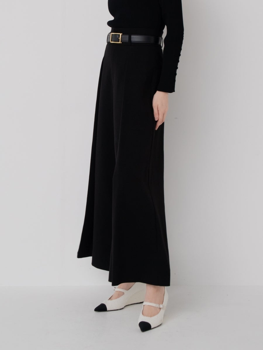 セゾンワイドパンツ warm black