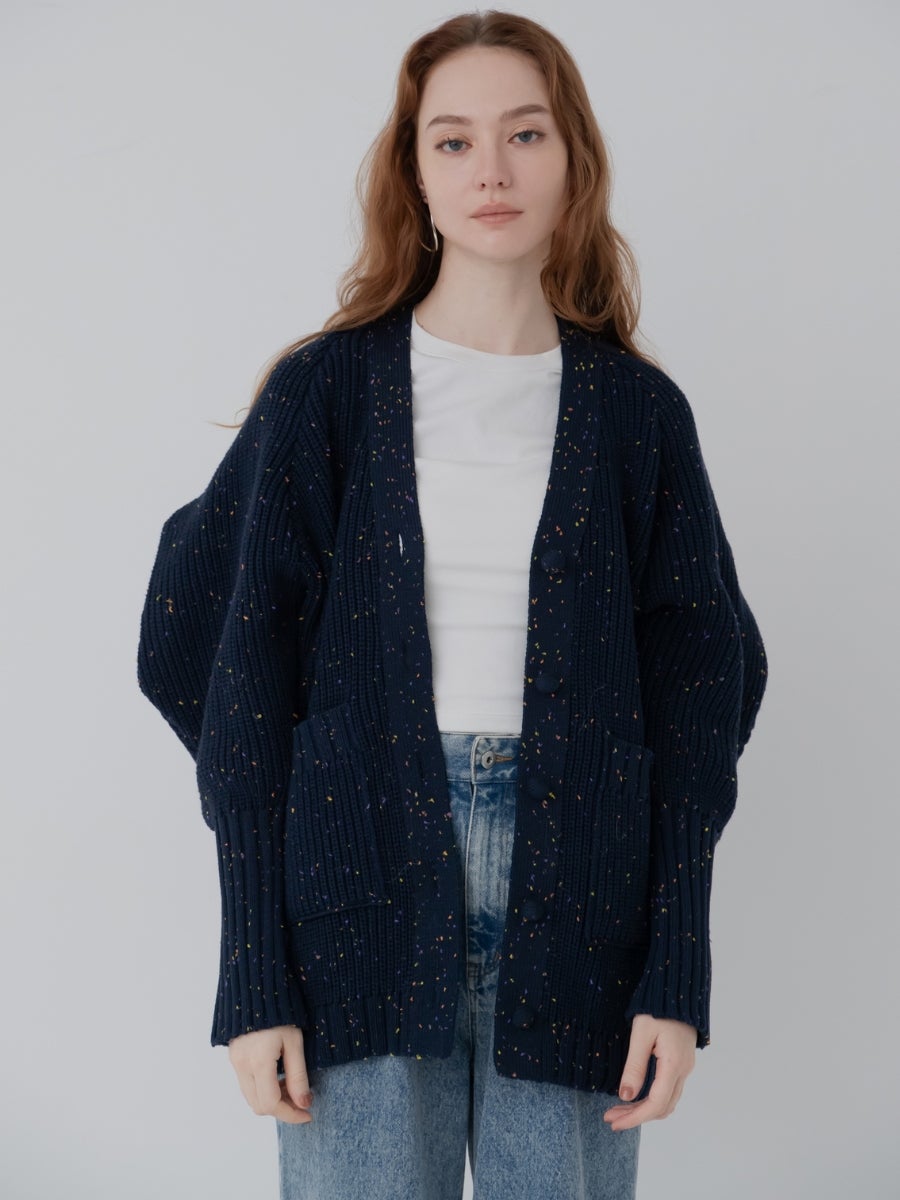 ニュイカーディガン navy