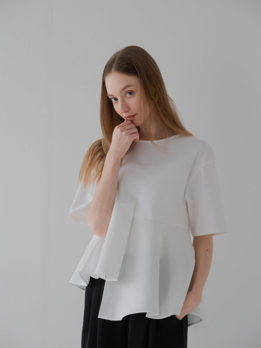 アシンメトリーTシャツ | maison de Dolce.
