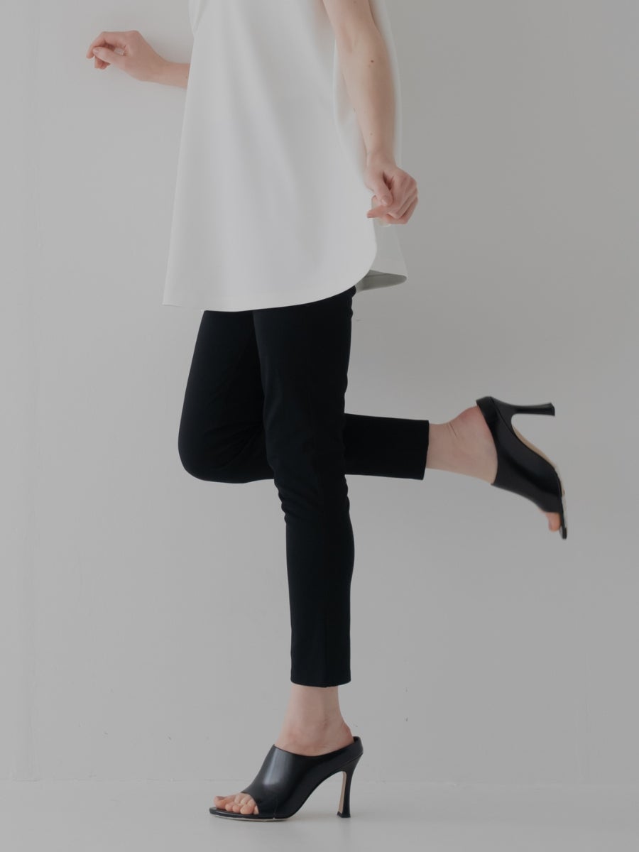 ストレッチレギンス black 着用イメージ