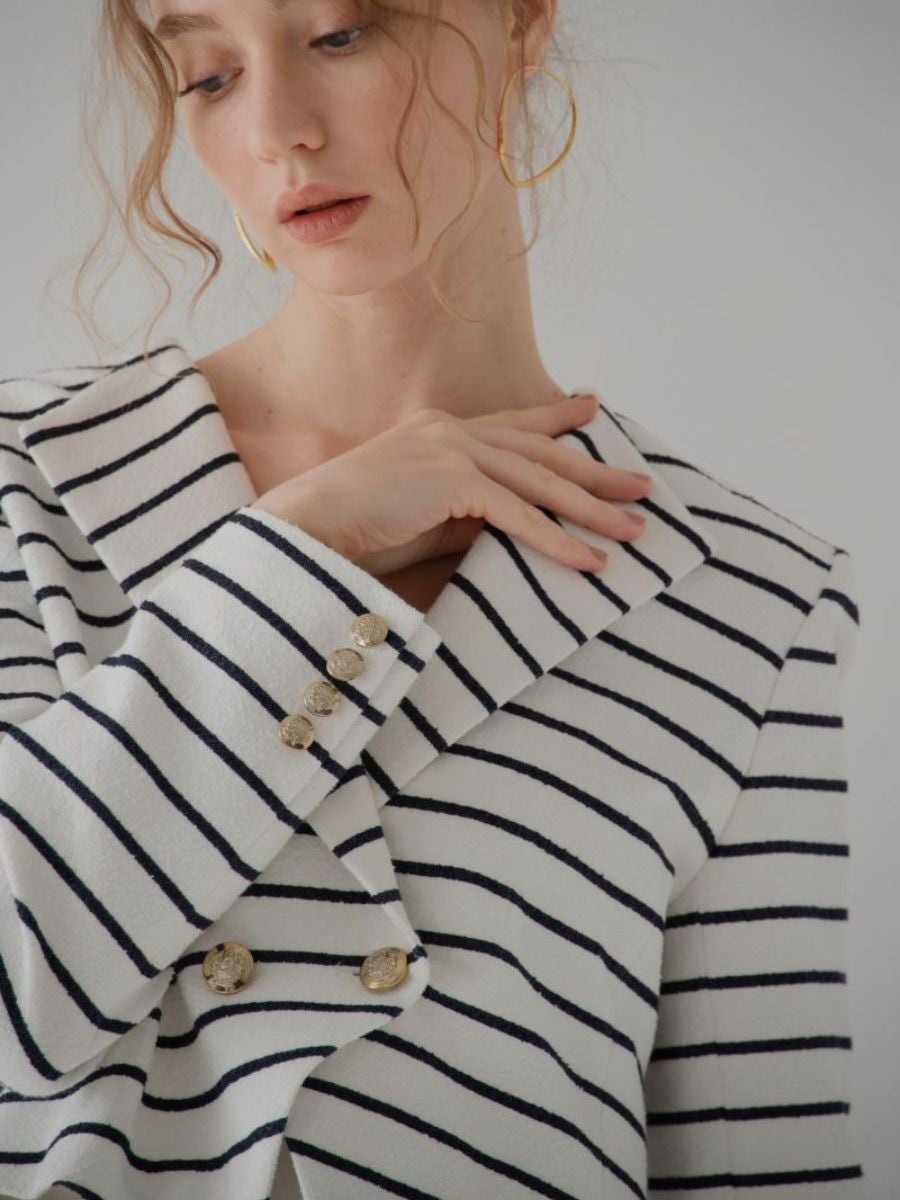 新品タグ付き♡maison de dolce ボーダーショートジャケット ボーダーショートジャケット | maison de Dolce.
