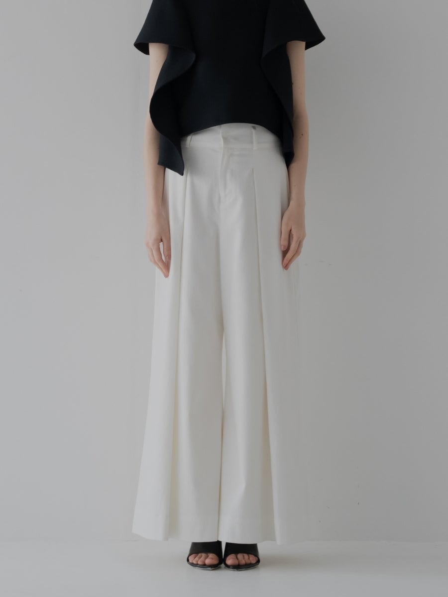 セゾンワイドパンツ white