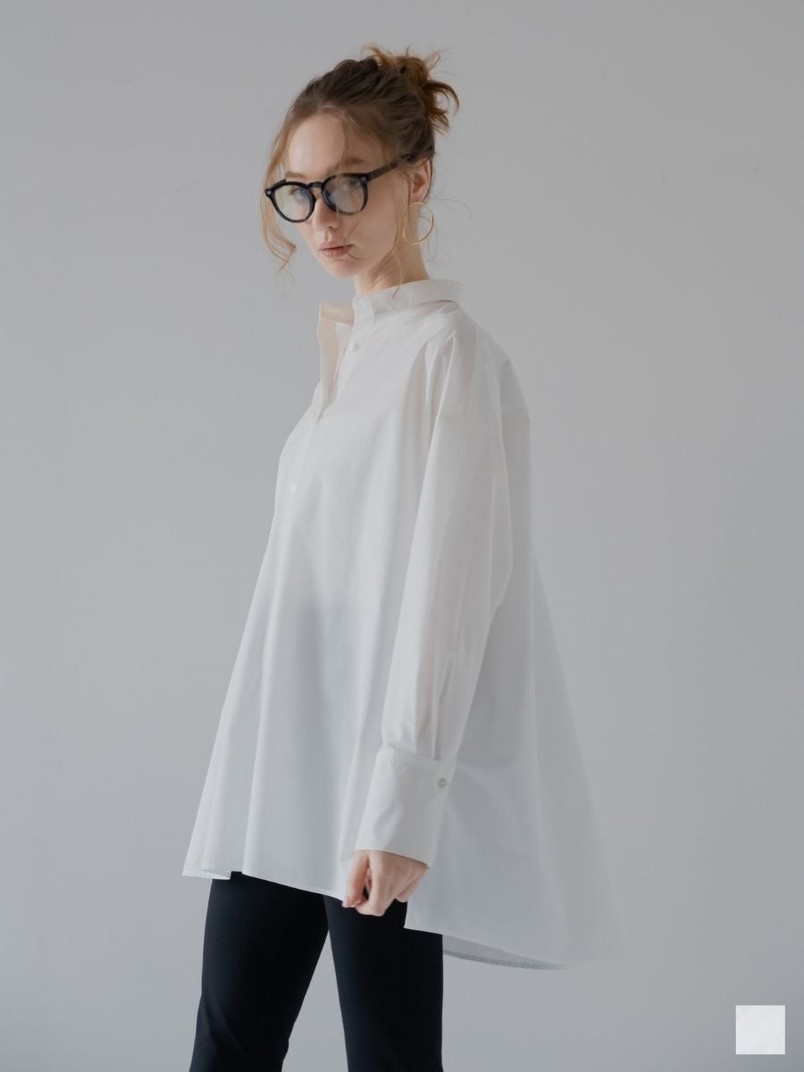 maison de dolce forme Tee ホワイト オーバーシルエットシャツ | maison de Dolce.