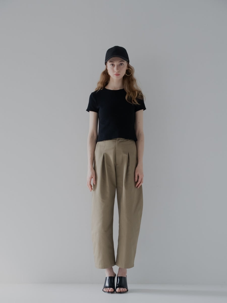 コットンTシャツ black