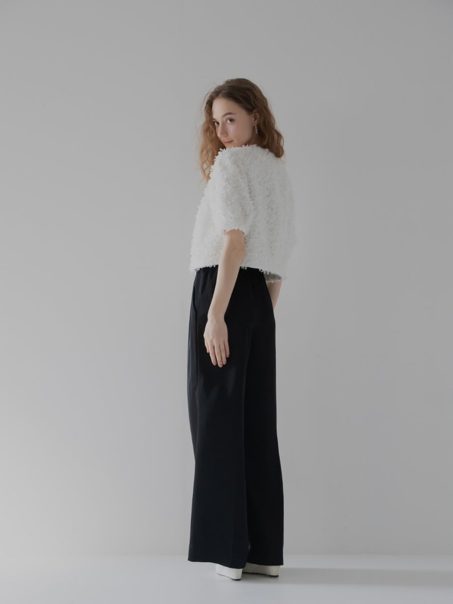 テープヤーンブルゾン white