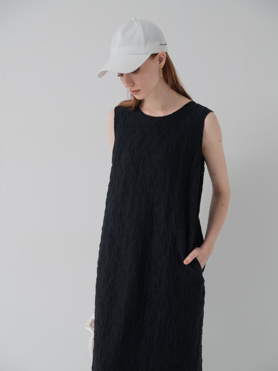 ラッセルノースリワンピース black