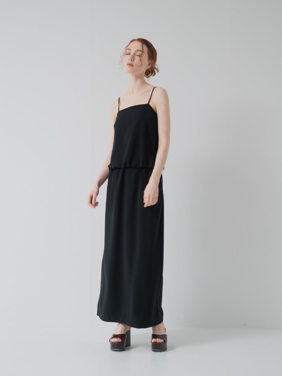 バックオープンワンピース black