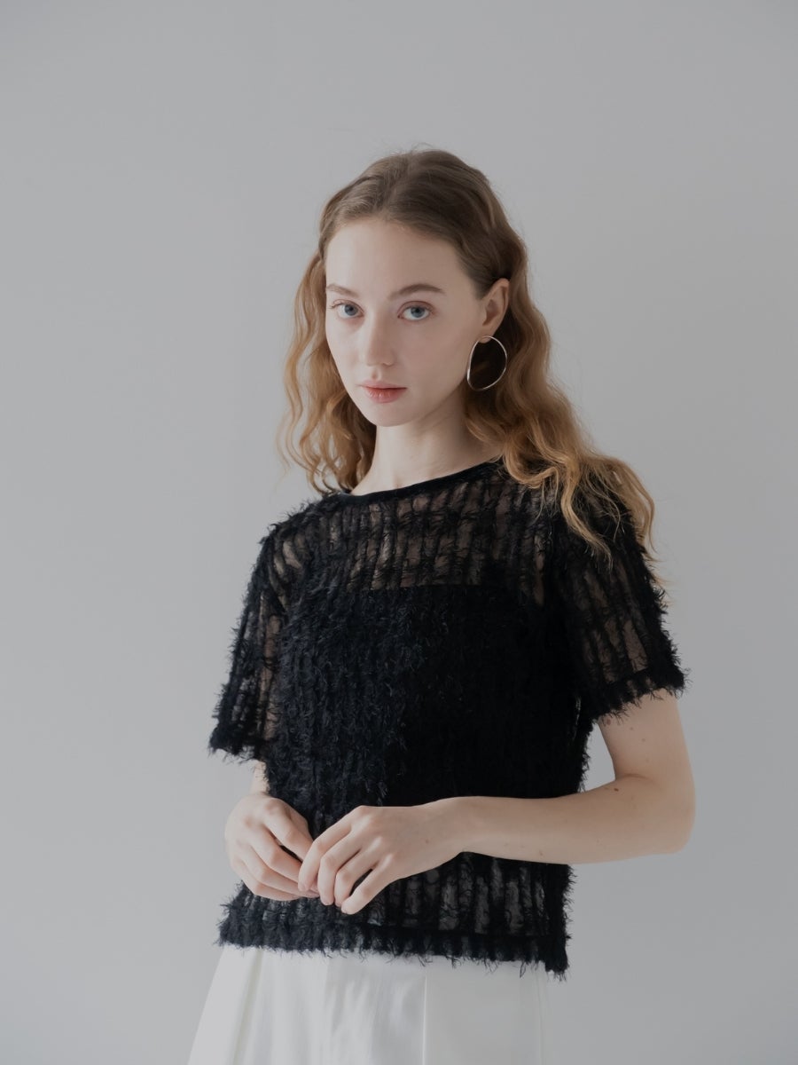 リボンヤーン2wayトップス | maison de Dolce.