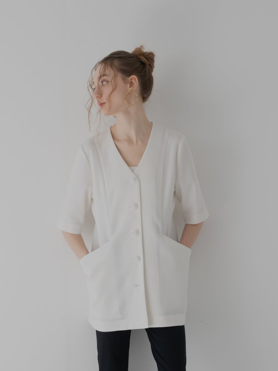 エアリージャケット white