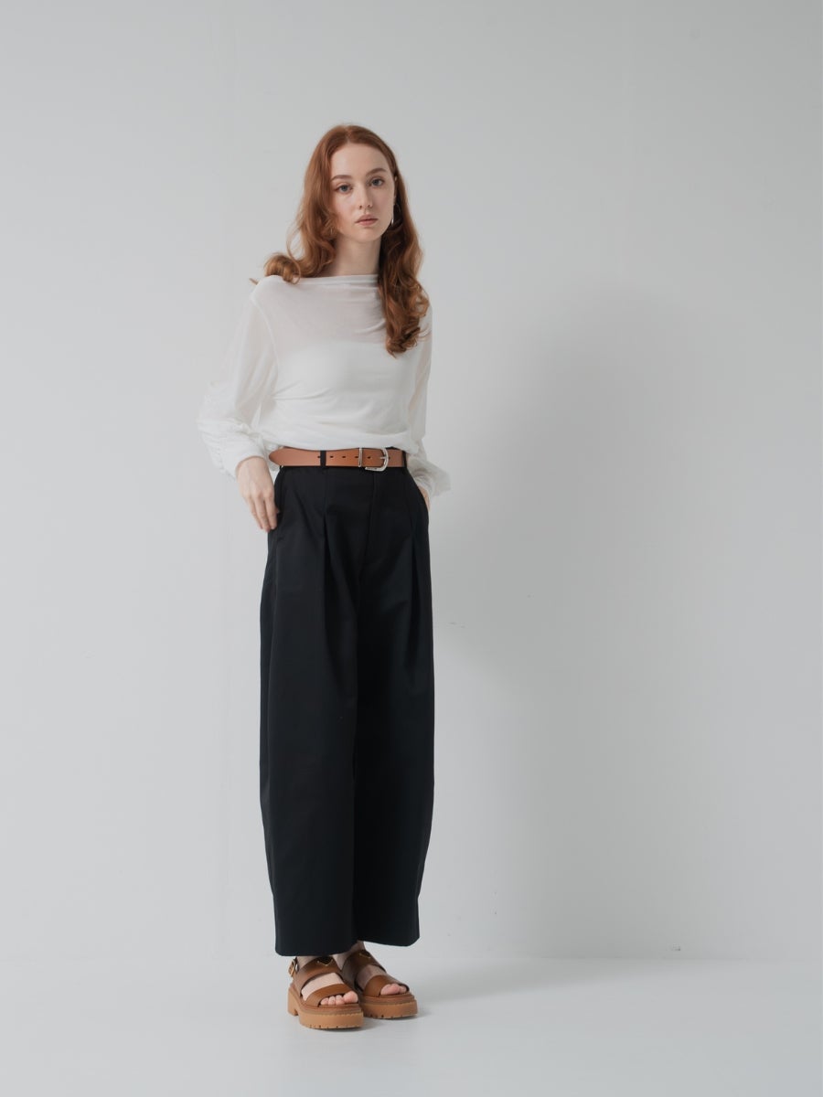 レザーベーシックベルト brown