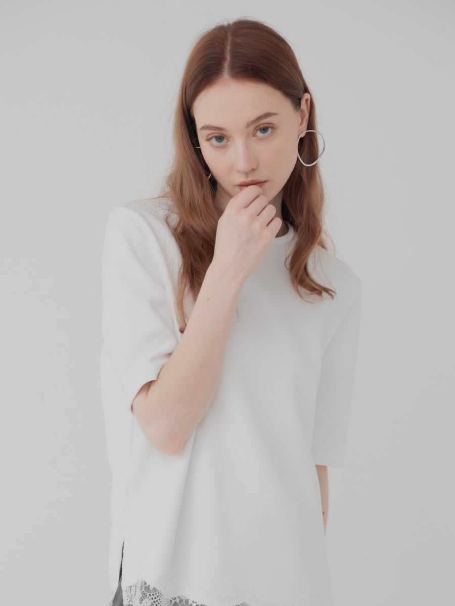 新品 Maison de Dolce. メゾンドドルチェショート丈tシャツ 今期新品