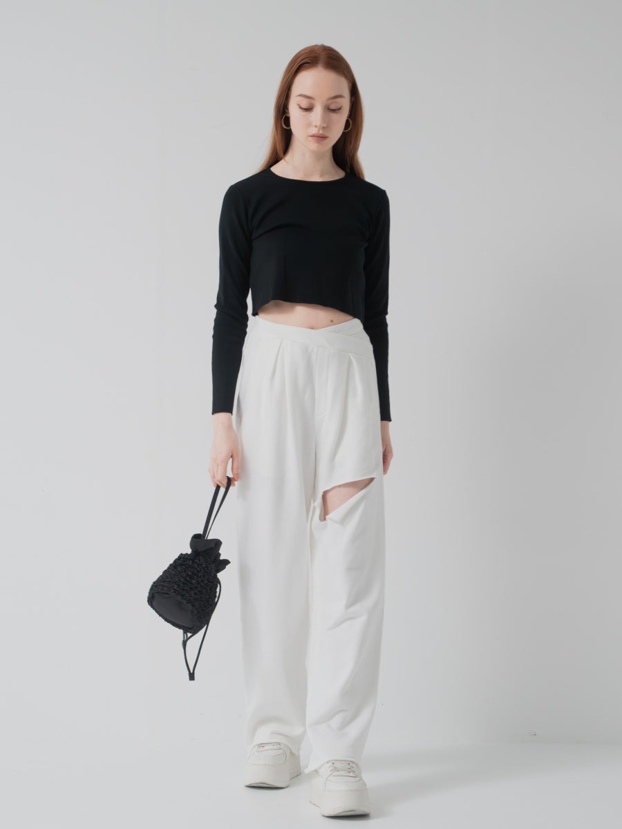 ベーシックニット black 着用イメージ