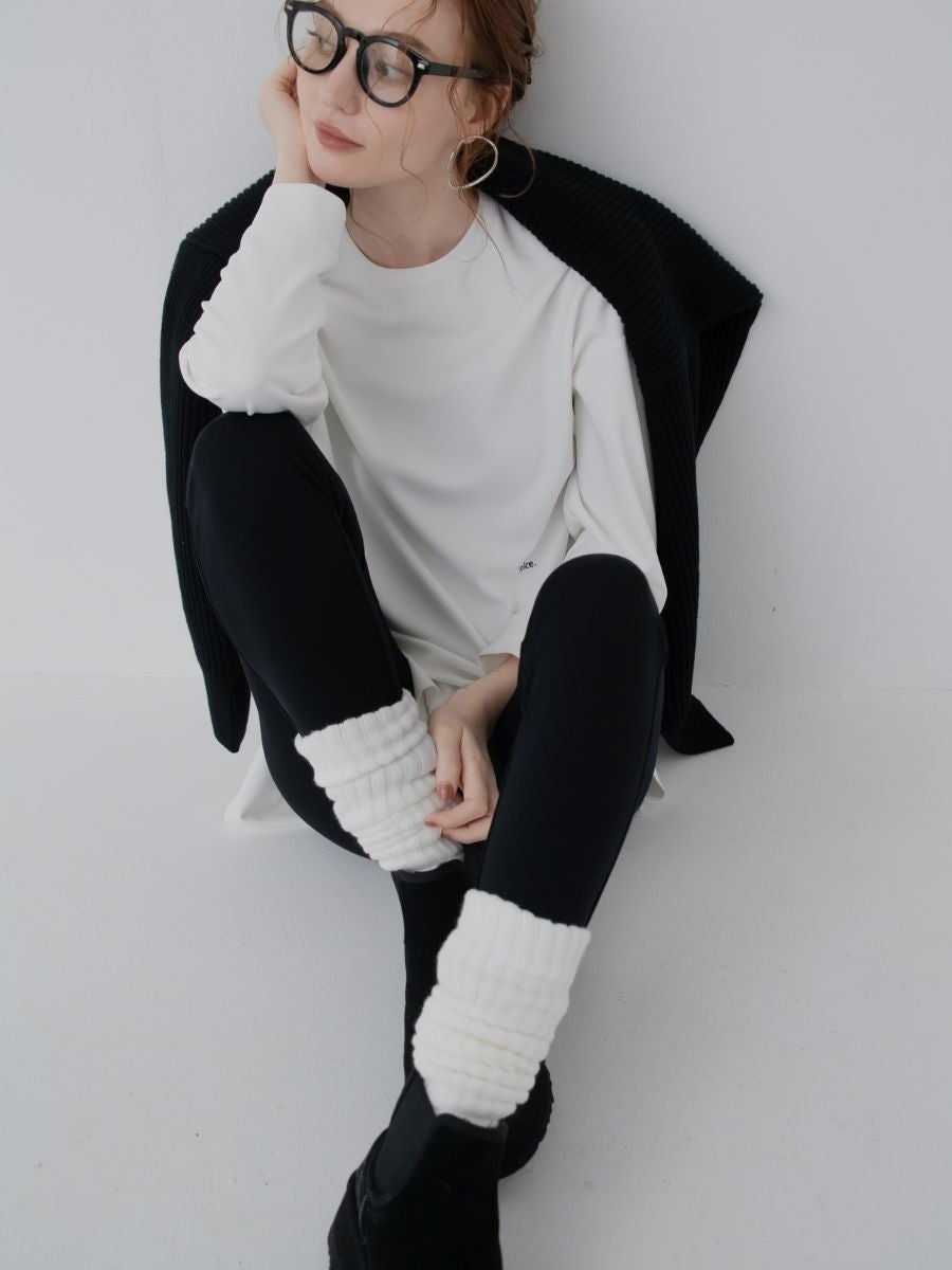 マシュマロソックス white 着用イメージ