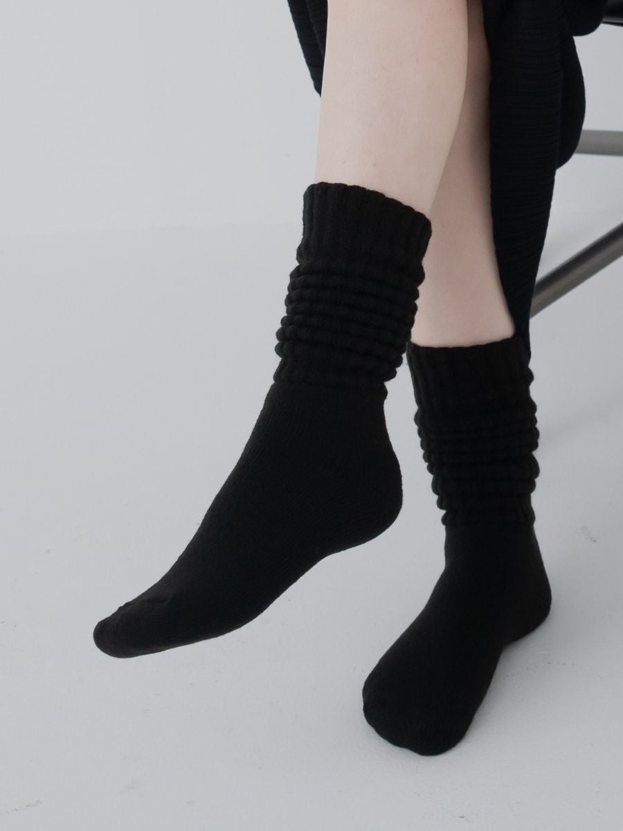 マシュマロソックス black