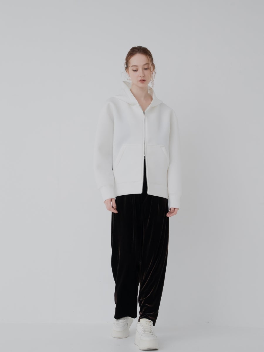 リラックスパーカー white